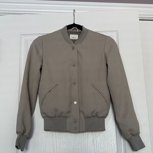 Wilfred Taupe Bomber Jacket